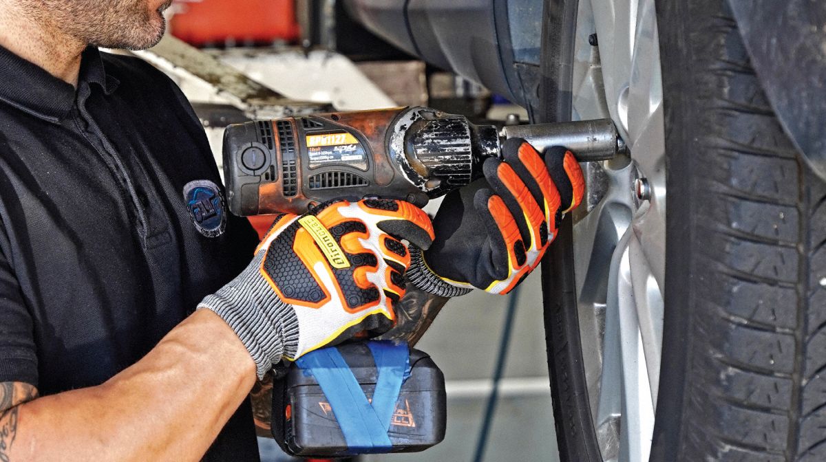 IRONCLAD Octane Knit Gloves - Touchscreen Compatible, Double-Dipped Nitrile (Size S)
