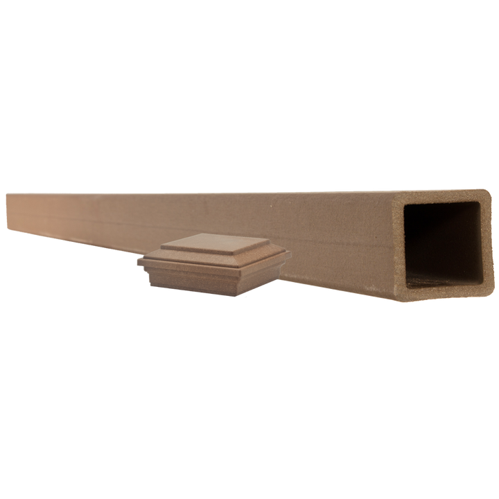 Trex Fencing 5-in x 5-in W x 12-ft H Saddle Composite Fence with Post Cap