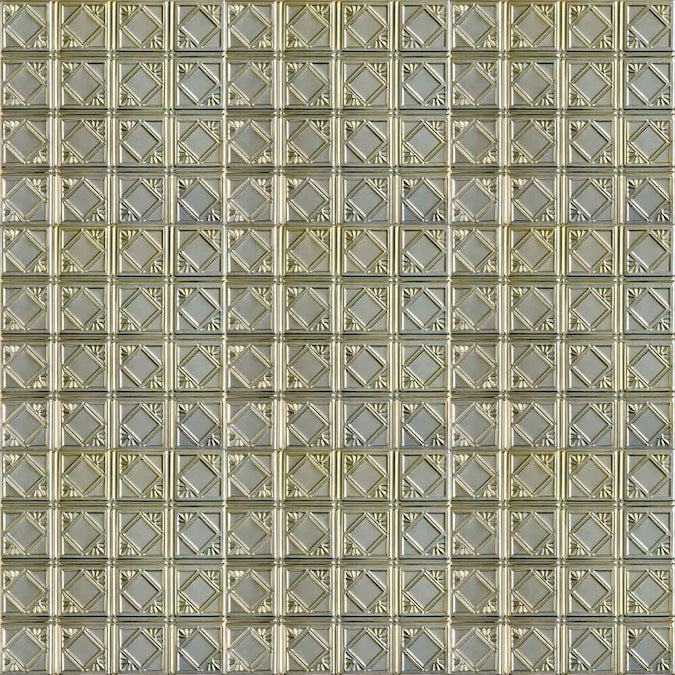 From Plain to Beautiful in Hours 2-ft x 2-ft Carnivale Gold Nugget Steel Surface-mount Ceiling Tile (6-Pack, 24-sq ft / Case)