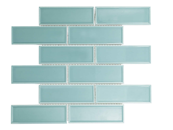 Daltile Union View Marina 12-in x 15-in Glossy Ceramic Mosaic Wall Tile product image