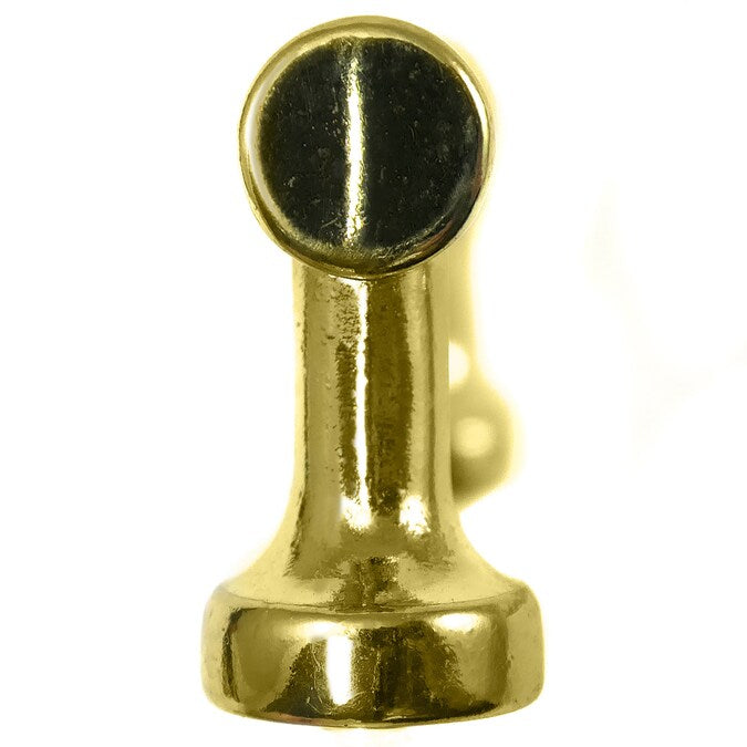 Laurey Kristal 3-in (76mm) Center to Center Polished Brass Cylindrical Handle Drawer Pull