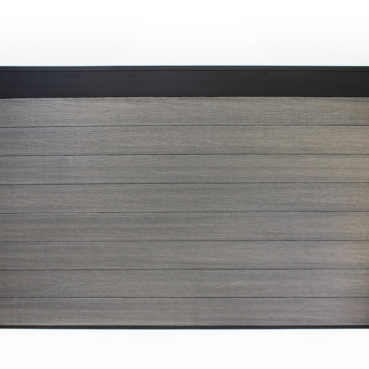 Infinity Euro 4-ft H x 6-ft W Oxford Grey Privacy Composite Fence Panel
