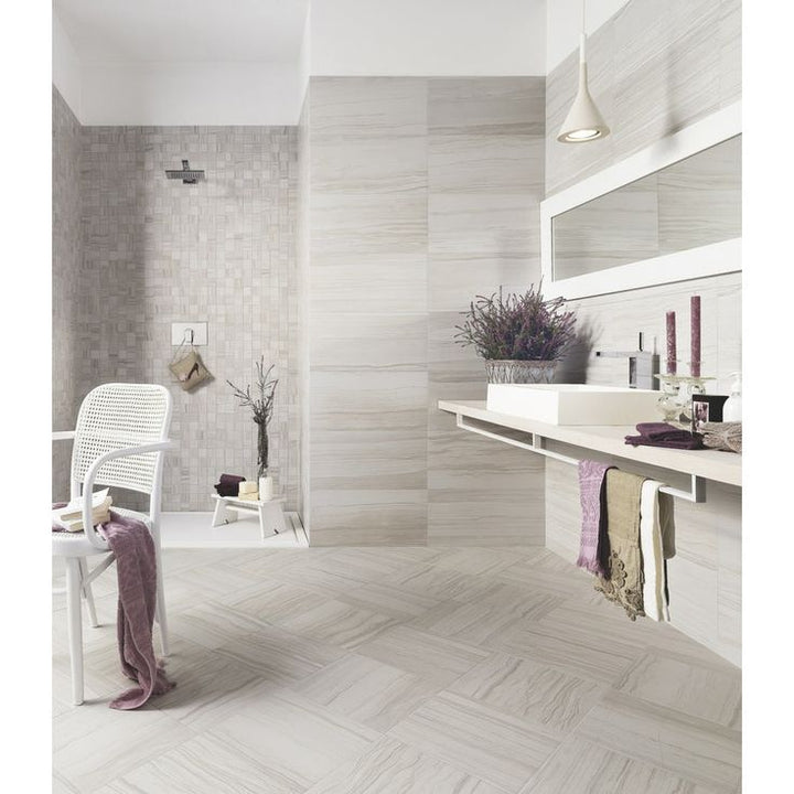 Emser Motion 6-Pack Cue 12-in x 24-in Glazed Porcelain Stone Look Floor and Wall Tile