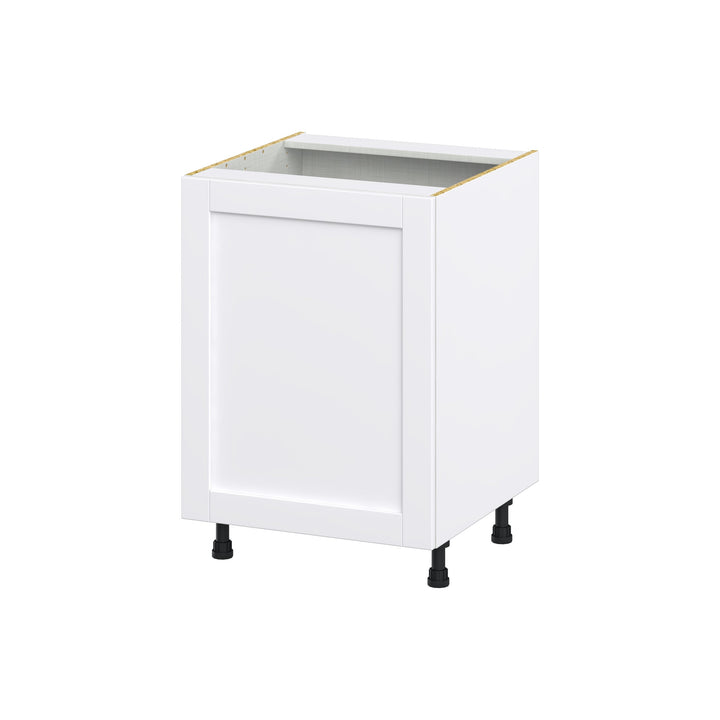 Hugo&Borg Rosemont 24-in W x 34.5-in H x 24-in D Glacier White 3-Drawers Base Fully Assembled Cabinet (Flat Panel Shaker Style)