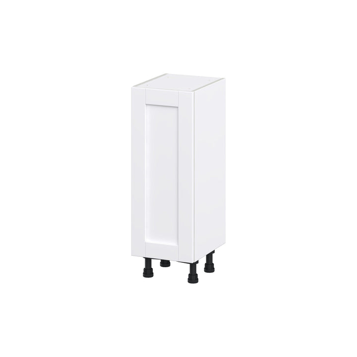 Hugo&Borg Rosemont 13-in W x 34.5-in H x 14-in D Glacier White Base Fully Assembled Cabinet (Flat Panel Shaker Door Style)
