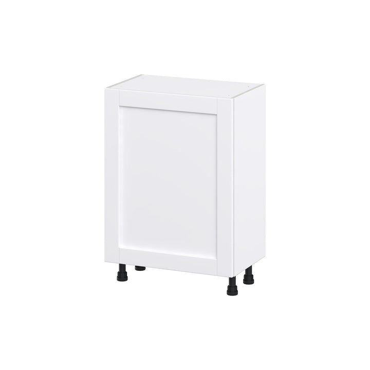 Hugo&Borg Rosemont 24-in W x 34.5-in H x 14-in D Glacier White 3-Drawers Base Fully Assembled Cabinet (Flat Panel Shaker Style)