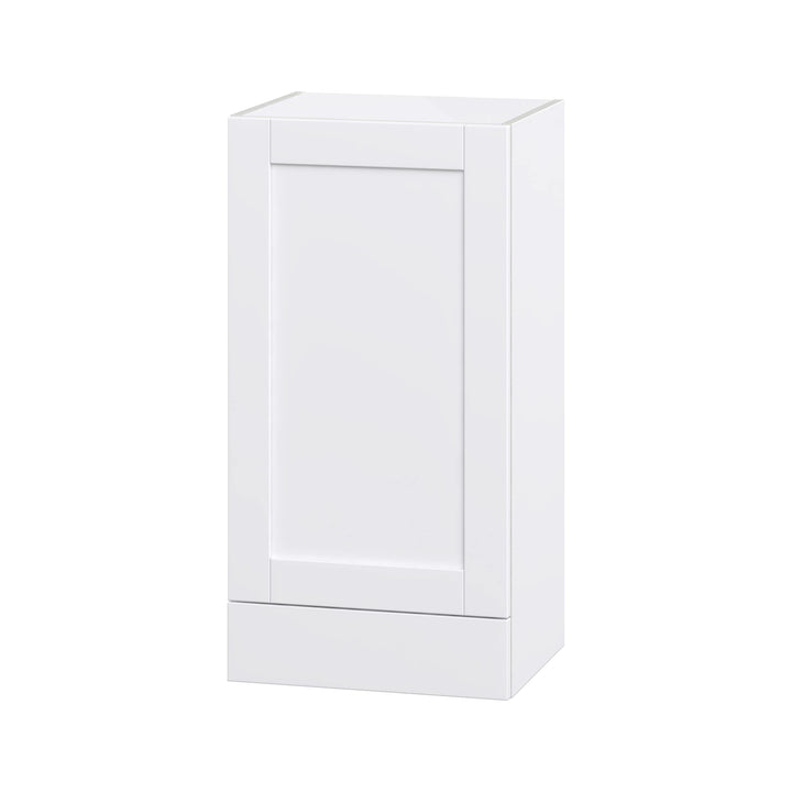 Hugo&Borg Rosemont 18-in W x 35-in H x 14-in D Glacier White 1-Drawer Wall Fully Assembled Cabinet (Flat Panel Shaker Style)