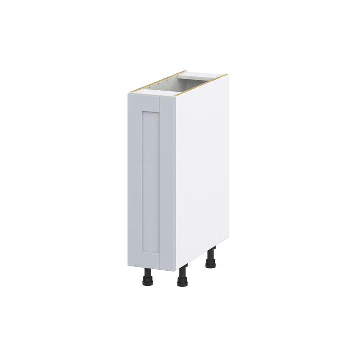 Hugo&Borg Charlesberg 9-in W x 34.5-in H x 24-in D Gray Base Fully Assembled Cabinet (Flat Panel Shaker Door Style)