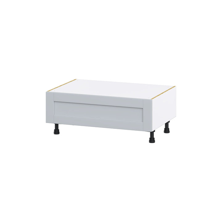 Hugo&Borg Charlesberg 36-in W x 14.5-in H x 24-in D Gray 1-Drawer Base Fully Assembled Cabinet