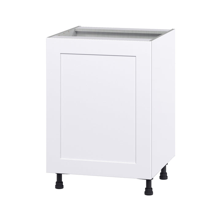 Hugo&Borg Jolie 24-in W x 34.5-in H x 24-in D Warm White 3-Drawers Base Fully Assembled Cabinet (Flat Panel Shaker Style)