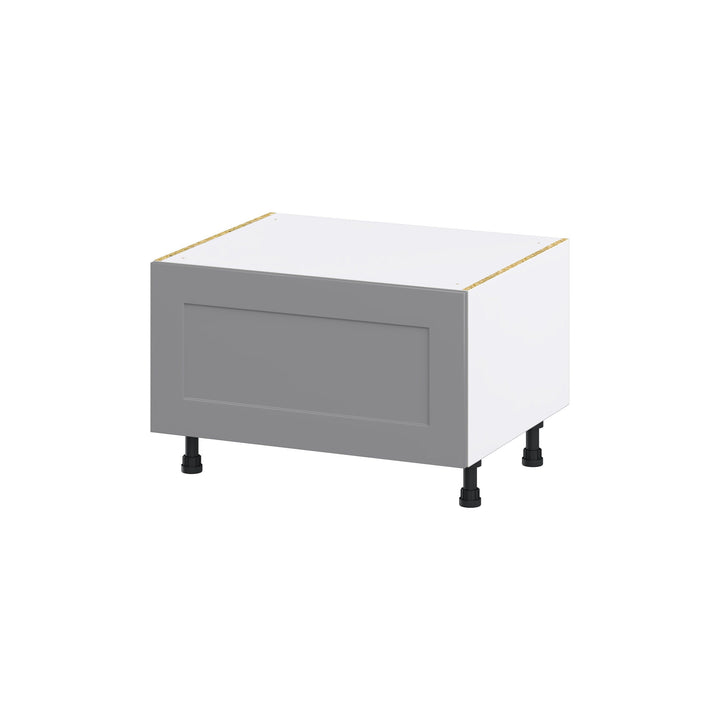 Hugo&Borg Beaumont 30-in W x 19.5-in H x 24-in D Slate Gray 1-Drawer Base Fully Assembled Cabinet