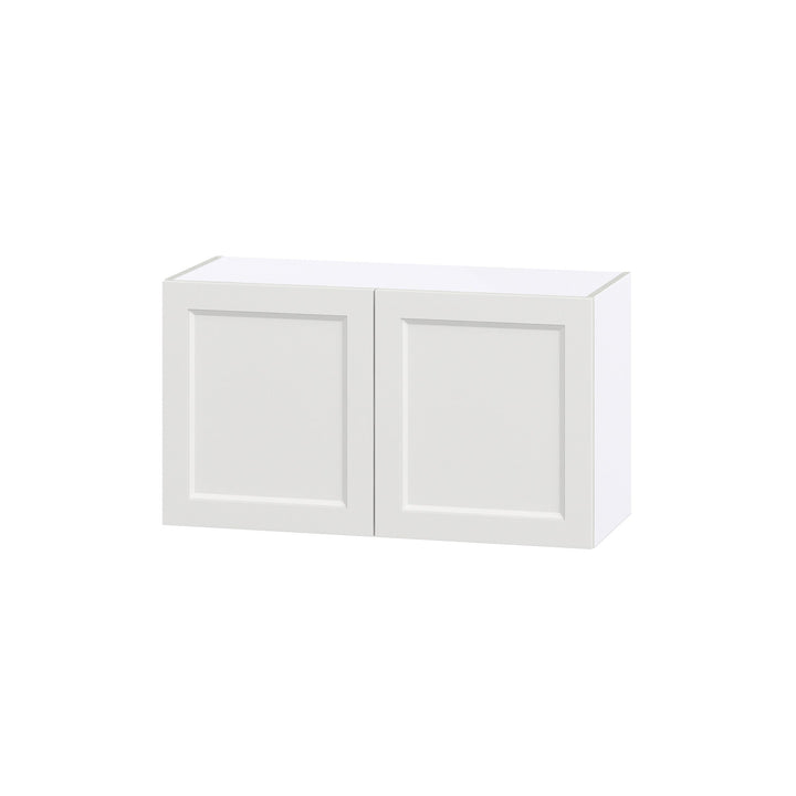 Hugo&Borg Riviera 36-in W x 20-in H x 14-in D Bright White Wall Fully Assembled Cabinet (Recessed Panel Shaker Door Style)
