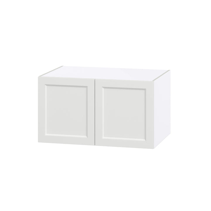 Hugo&Borg Riviera 36-in W x 20-in H x 24-in D Bright White Wall Fully Assembled Cabinet (Recessed Panel Shaker Door Style)