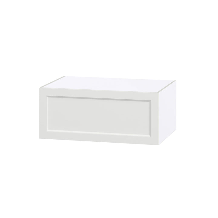 Hugo&Borg Riviera 36-in W x 15-in H x 24-in D Bright White Wall Fully Assembled Cabinet (Recessed Panel Shaker Door Style)