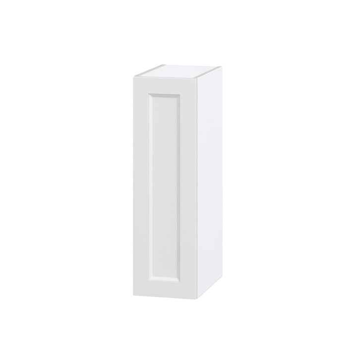 Hugo&Borg Riviera 9-in W x 30-in H x 14-in D Bright White Wall Fully Assembled Cabinet (Recessed Panel Shaker Door Style)