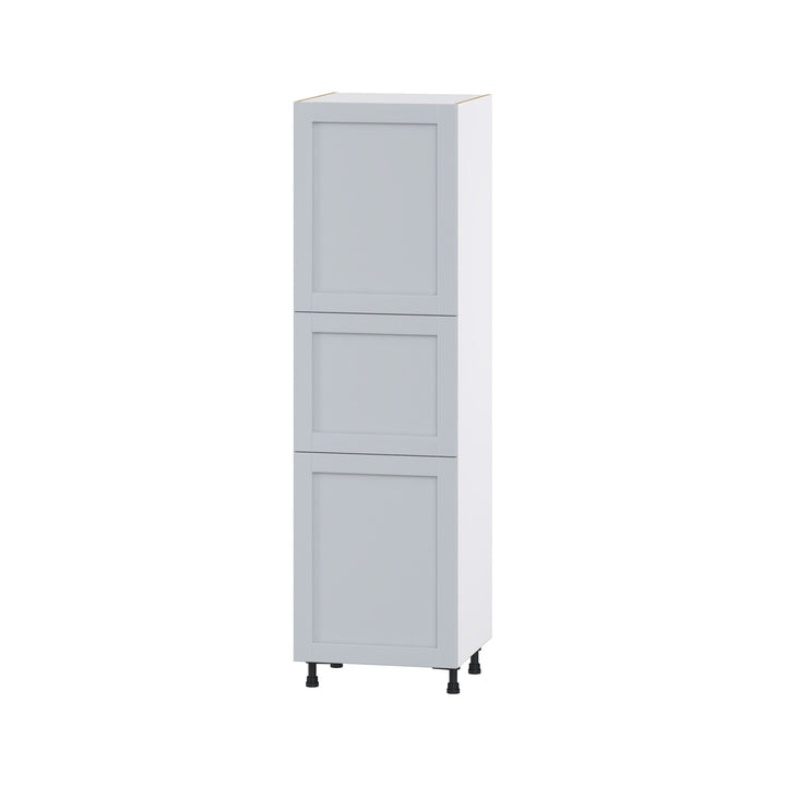 Hugo&Borg Charlesberg 24-in W x 84.5-in H x 24-in D Gray Pantry Fully Assembled Cabinet (Flat Panel Shaker Door Style)