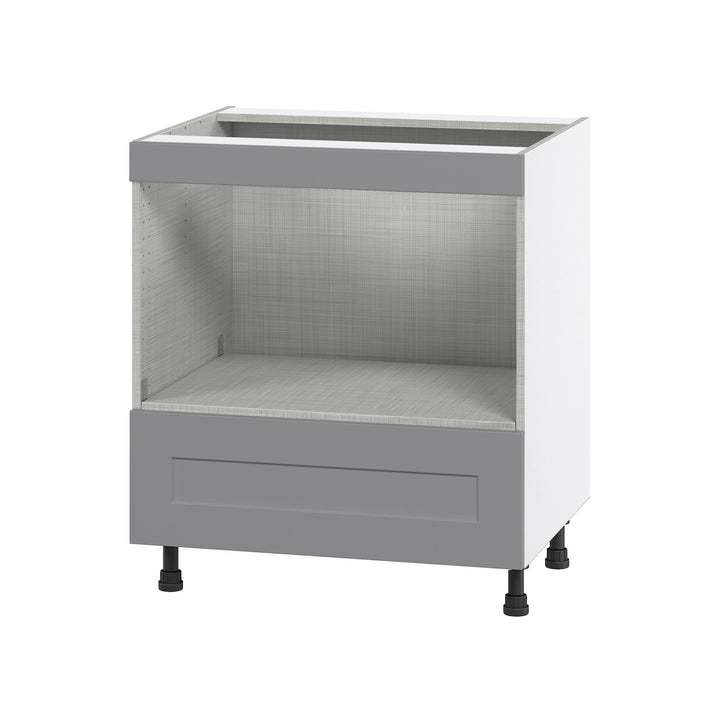 Hugo&Borg Beaumont 30-in W x 34.5-in H x 24-in D Slate Gray 1-Drawer Base Fully Assembled Cabinet