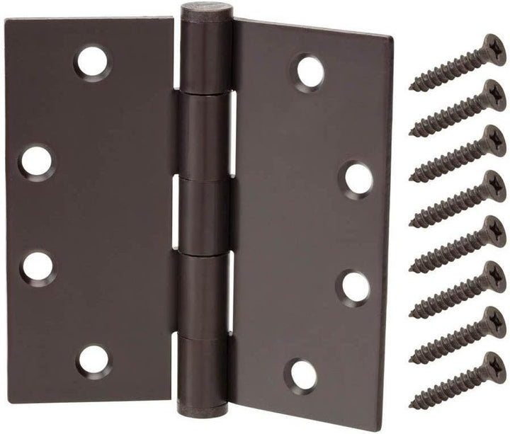 Everbilt 4-1/2 in. x 4-1/2 in. Oil-Rubbed Bronze Commercial Grade Door Hinge