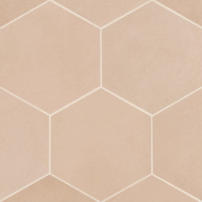 Bedrosians Makoto Momoiro Blush 10-in x 11-in Matte Porcelain Floor and Wall Tile (10.76-sq. ft/Carton)