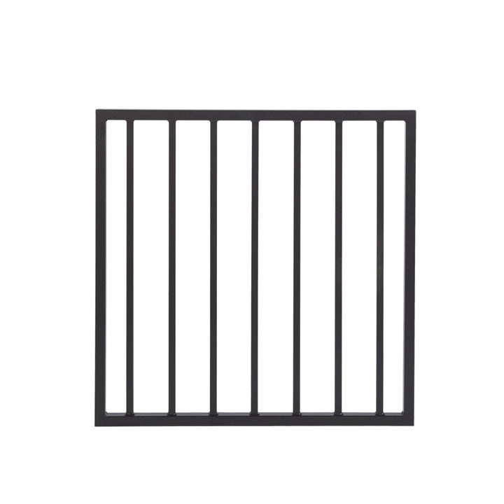 Fortress Building Products Fortress Al13 PLUS 34-in x 34.5-in Black Sand Powder Coat Aluminum Gate