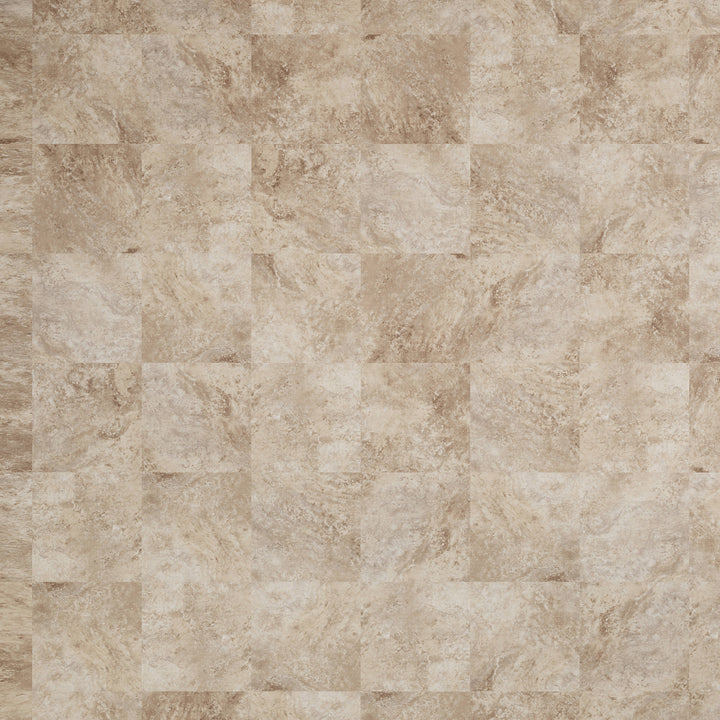 Style Selections Tumbled Stone 12-in x 12-in Water-Resistant Peel-and-Stick Vinyl Tile Flooring (1-sq ft)