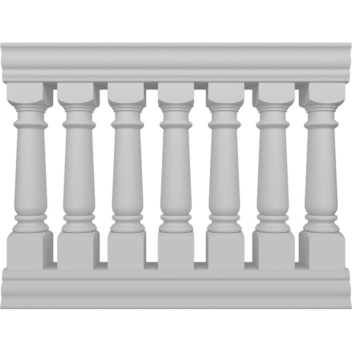 Ekena Millwork FiberThane White Fiberglass Deck Rail Kit