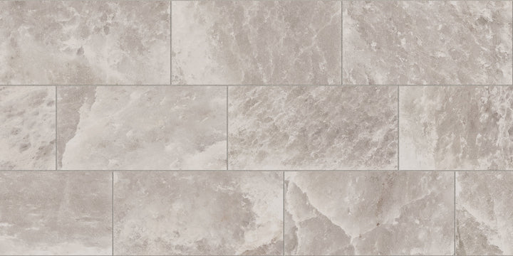 allen + roth Danish Limestone Gray 12-in x 24-in Matte Porcelain Floor and Wall Tile product image