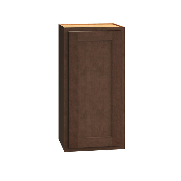 Diamond Express Jamestown 15-in W x 30-in H x 12-in D Thatch Partial Overlay Wall Fully Assembled Plywood Cabinet (Recessed Panel Shaker Door Style)