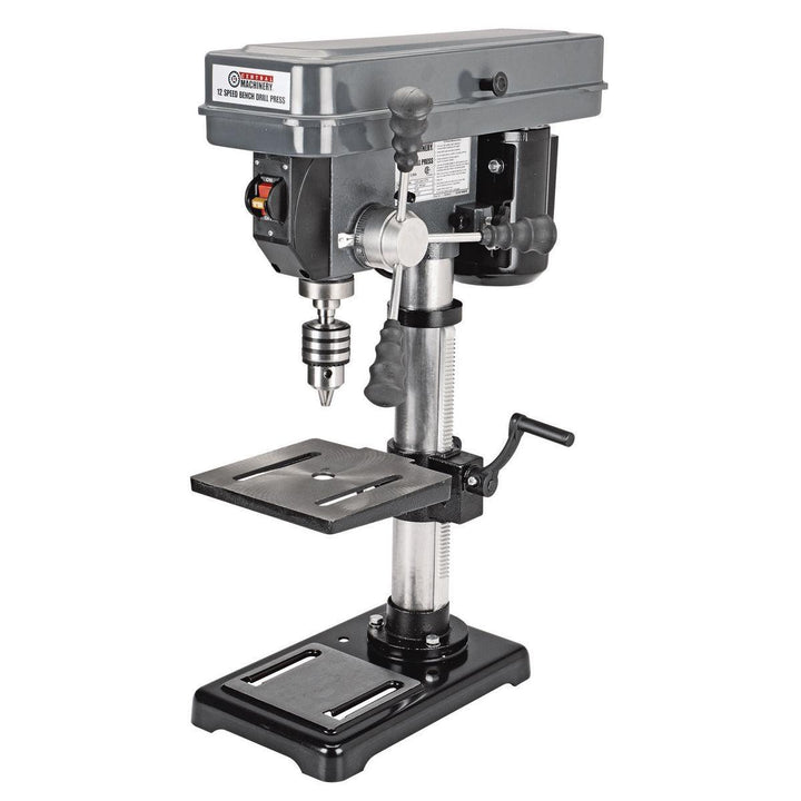 10 in. 12 Speed Bench Drill Press - Super Arbor