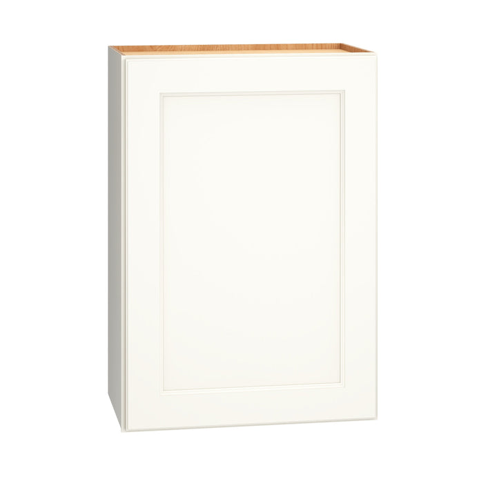 Diamond Express Macaulay 21-in W x 30-in H x 12-in D White Wall Fully Assembled Plywood Cabinet (Recessed Panel Square Door Style)