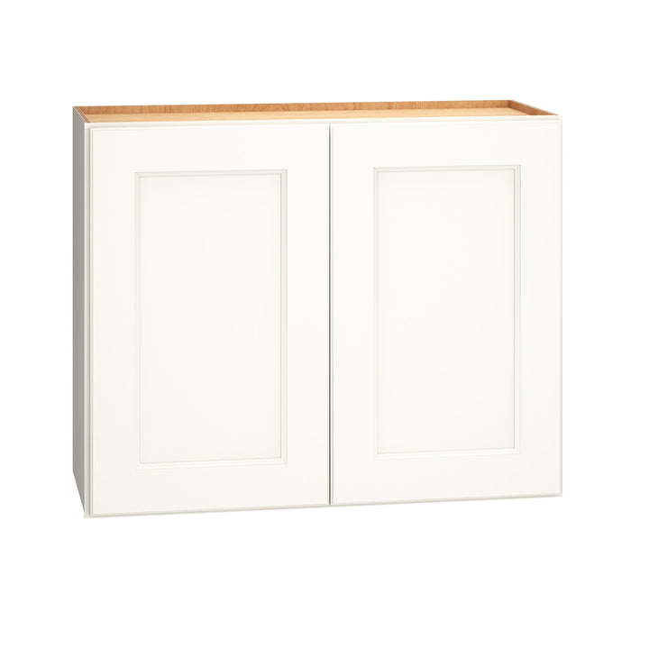 Diamond Express Macaulay 30-in W x 24-in H x 12-in D White Wall Fully Assembled Plywood Cabinet (Recessed Panel Square Door Style)