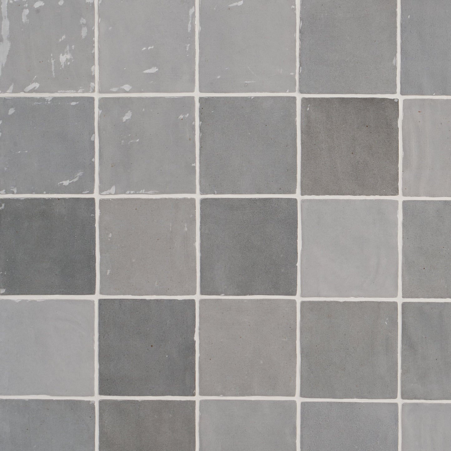 Artmore Tile Montego Gray 4-in x 4-in Glazed Ceramic Subway Wall Tile product image