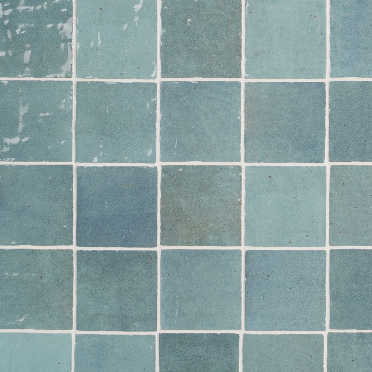 Artmore Tile Montego Aqua 4-in x 4-in Glazed Ceramic Subway Wall Tile product image