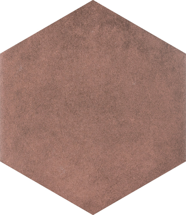 Affinity Tile Matter Hex Red 8-in x 9-in Multi-finish Porcelain Hexagon Floor and Wall Tile product image