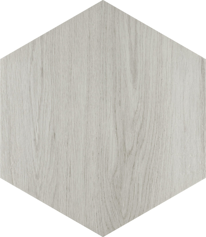 Affinity Tile Natura Hex White 14-in x 16-in Satin Porcelain Wood look Hexagon Floor and Wall Tile product image
