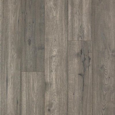 Pergo Portfolio + WetProtect Waterproof Aged Silver Mist 7.48-in W x 54.33-in L Embossed Wood Plank Laminate Flooring