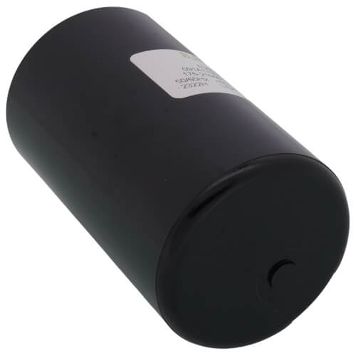 Lennox 63A06 capacitor - side view (Voltage: 330v; MFD: 176-216)