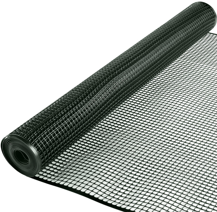 BOEN 15-ft x 3-ft 7-Gauge Green Plastic Extruded Mesh Rolled Fencing