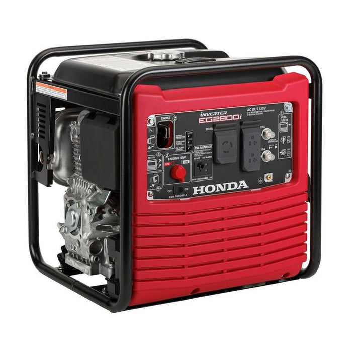 Honda 2800-Watt Recoil Start Portable Gasoline Powered Inverter Generator with Eco-Throttle and Oil Alert