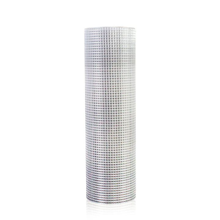 Bybafun 100-ft x 4-ft 23-Gauge Silver Metal Hardware Cloth Rolled Fencing with Mesh