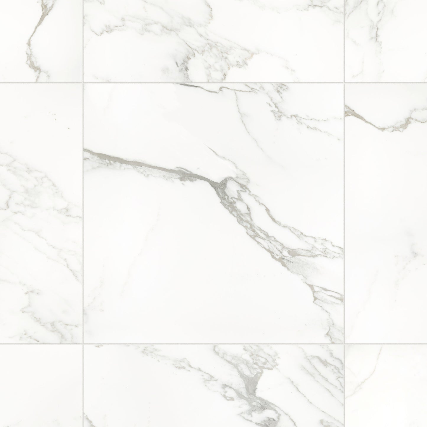 STAINMASTER Calacatta Oro 24-in x 24-in Polished Porcelain Marble look Floor and Wall Tile product image