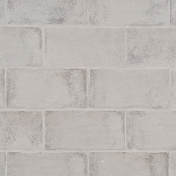 Artmore Tile Noto Dove Gray 4-in x 8-in Matte Ceramic Brick look Wall Tile product image