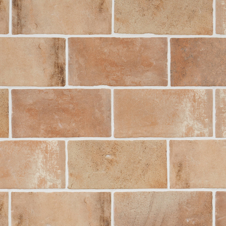Artmore Tile Noto Cotto 4-in x 8-in Matte Ceramic Brick look Wall Tile product image