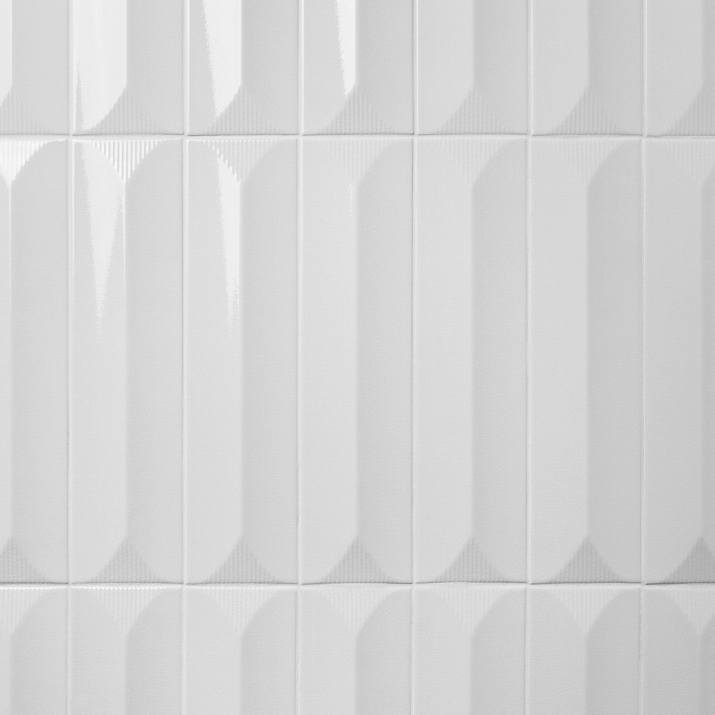Artmore Tile Refined White 4-in x 16-in Glazed Ceramic Subway Wall Tile product image