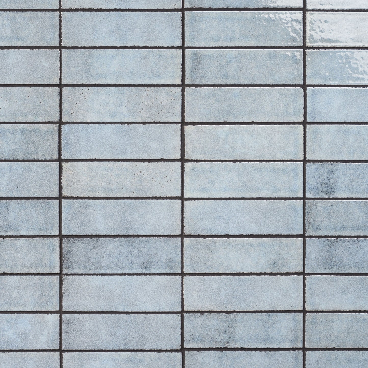 Artmore Tile ColorBrick Artic Blue 2-in x 8-in Glossy Natural stone Basalt Encaustic Floor and Wall Tile product image
