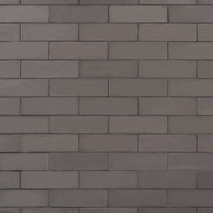 Artmore Tile ColorBrick Charcoal 2-in x 8-in Matte Cement Cement look Floor and Wall Tile product image