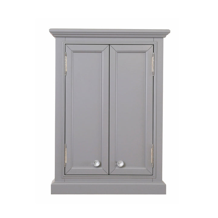 Water Creation Derby 24-in x 33-in x 8-in Grey Bathroom Wall Cabinet