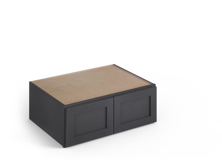 Valleywood Cabinetry 33-in W x 12-in H x 24-in D Ideal Gray Birch Wall Ready To Assemble Plywood Cabinet (Flat Panel Shaker Door Style)
