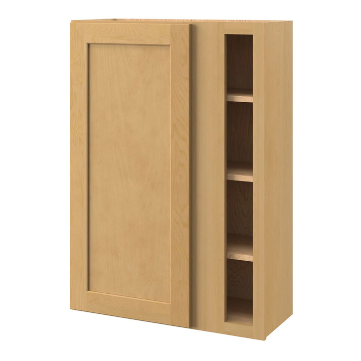 allen + roth Innsbrook 30-in W x 39.125-in H x 12-in D Rye Blind Corner Wall Fully Assembled Cabinet (Flat Panel Shaker Style)