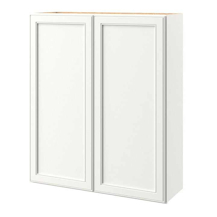 allen + roth McKeller 36-in W x 39-in H x 12-in D Linen Wall Fully Assembled Cabinet (Flat Panel Shaker Door Style)